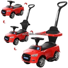 Детская каталка-толокар M 3503 A(MP3)-3 Audi, красная